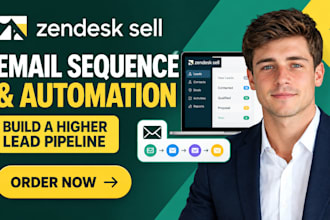 setup zendesk sell zendesk email sequences zendesk sell automation lead pipeline