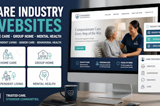 design health websites, home care, group home, mental independent living design