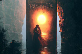 make romantic book cover design