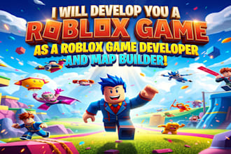 develop you a roblox game as a roblox game developer and map builder
