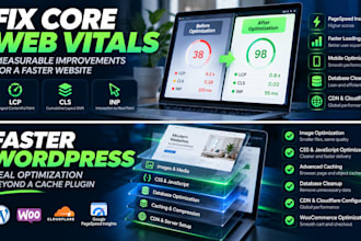 optimize wordpress speed and fix core web vitals