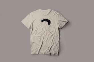 do minimalist typography t shirt design