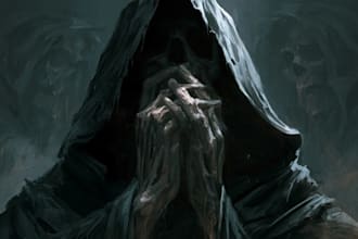 illustrate your horror book cover