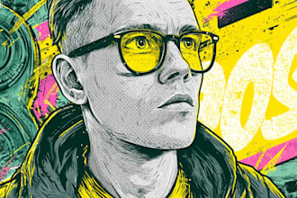 comic book illustration with comic book illustrator