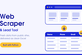 build a custom web scraper and lead generation tool