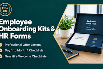 create employee onboarding handbook hr forms and offer letter template