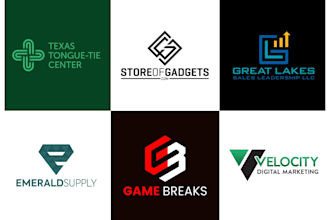 design modern geometric logo for any business
