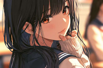 anime manga character illustration