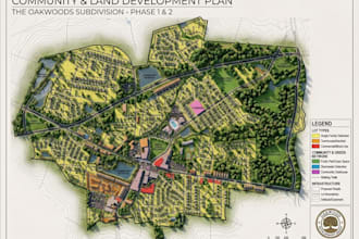 design residential subdivision, lot layout, community and land development plan