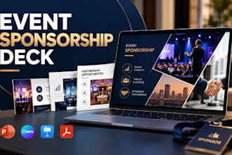event sponsorship, sponsor proposal deck and brand presentation design