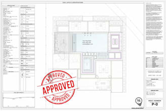 prepare florida swimming pool permit drawings and site plans for review