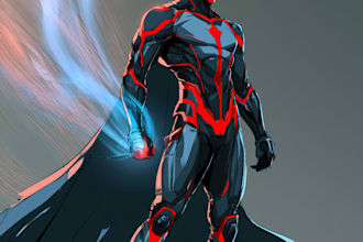 character design in comic style