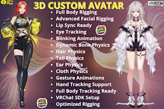 do anime vtuber streaming setup, vrchat avatar, nsfw rigging, vrm obs vseeface