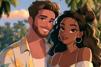 draw disney portrait cartoon character