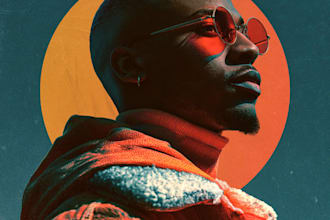 design a professional album cover
