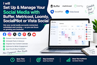 set up your social media calendar and scheduling platform