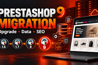 migrate and upgrade your prestashop store to version 9