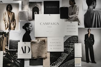 create art direction, creative concepts, moodboards, visual campaigns