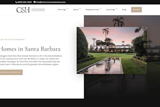 design a squarespace real estate website for agents and investors