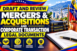 draft and review mergers acquisitions and corporate transaction legal documents