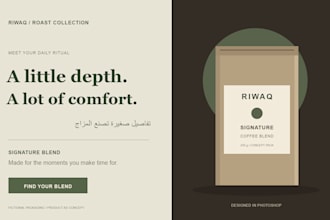 design coffee shop social media posts and promotional posters