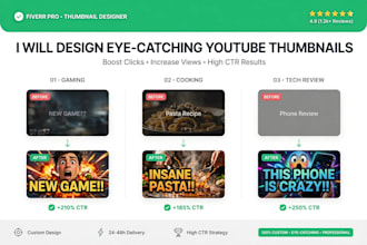 design viral mrbeast style youtube thumbnails for high CTR