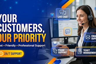 provide customer support, email, live chat, and social media