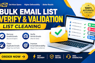 verify bulk email, validation email, list cleaning email marketing