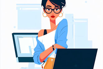 turn hand drawn sketch into colorful vector art illustration