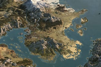 illustration fantasy map illustration