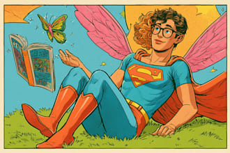 comic book illustration with comic book illustrator