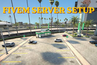 setup fivem server esx qbcore qbox with loading screen, mlo, maps and cars