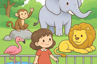 design children story book, child book