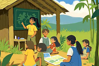 create children book illustrations using ai, picture book