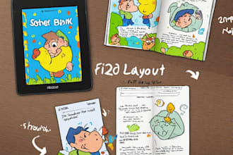fixed layout children book formatting for kindle KDP