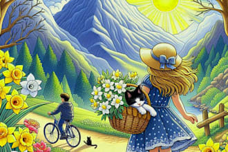children book illustration and children book illustration
