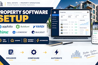 setup chime liondesk buildout appfolio buildium yardi rent manager mri software