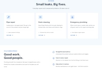 create a simple website for your small business using ai