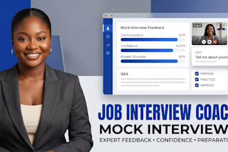 be your job interviews coach with expert mock interviews and personal feedback