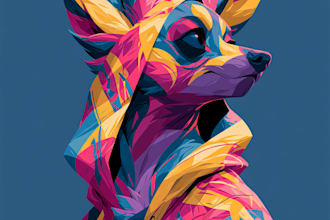 draw a custom furry character illustration for you