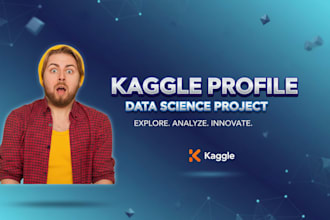 provide kaggle profile and data science project promotion
