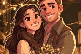 turn your photo into a magical fairytale cartoon portrait