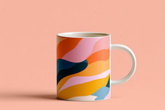 design awesome custom mug design