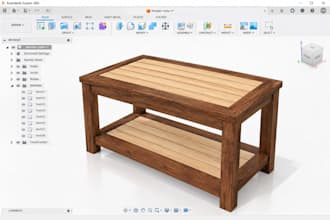 create furniture cad woodworking plan and cnc ready fabrication drawing