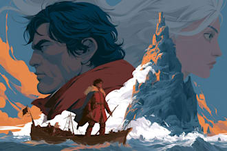 design fantasy book covers featuring dragons and castles