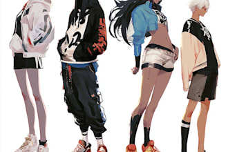 do a anime character art