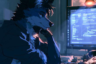 draw custom furry art for you