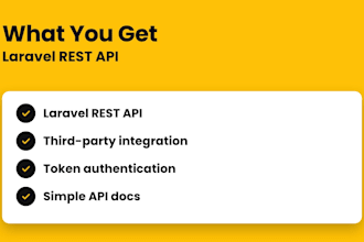 build laravel rest API and API integration with react frontend