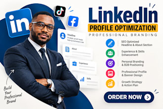 optimize linkedin profile SEO headlines about us b2b marketing personal brand