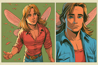 comic book illustration with comic book illustrator